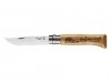 Nóż Opinel 8 Inox Dąb Seria Animal - Dzik
